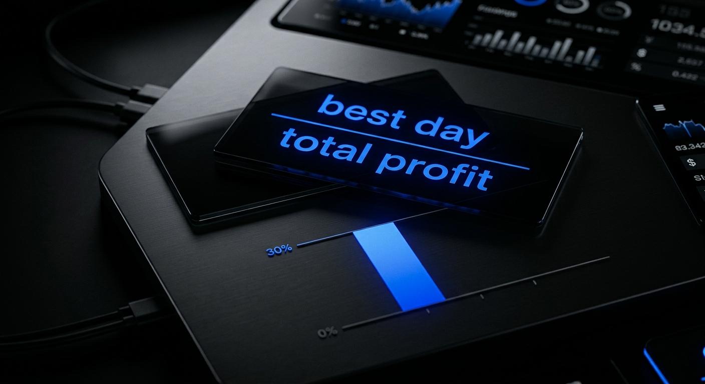 Consistency rule formula: best day or best trade divided by total profit, with 30% and 50% limits